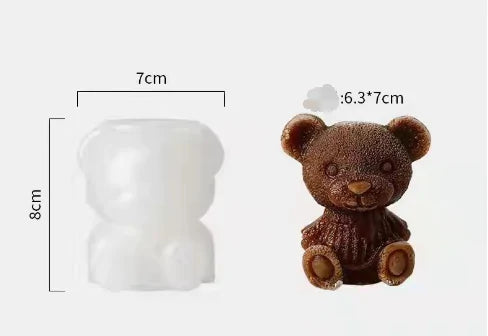 Teddy Bear Mold Ice Cube Maker-What About Noah