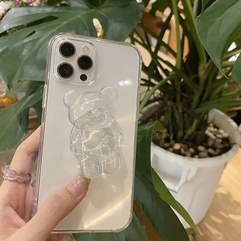 Transparent 3D Bear Case-What About Noah