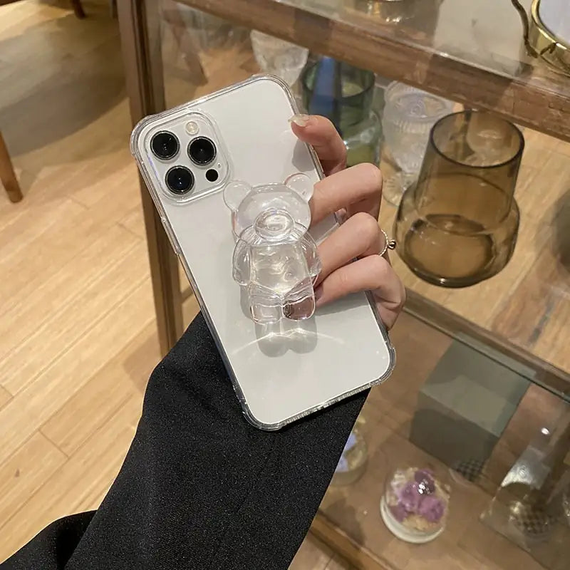 Transparent 3D Bear Case-What About Noah