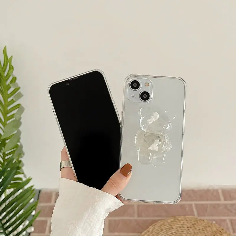 Transparent 3D Bear Case-What About Noah