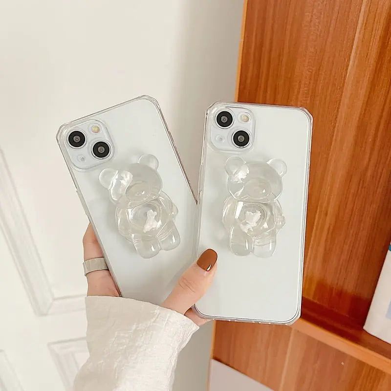 Transparent 3D Bear Case-What About Noah