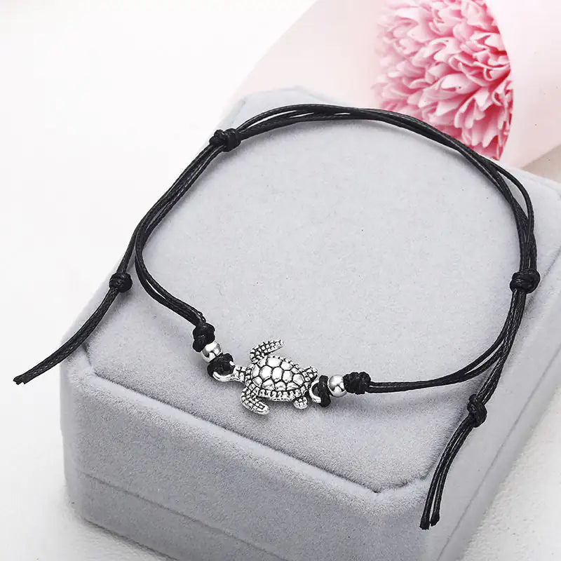 Turtle Charm Anklet-What About Noah