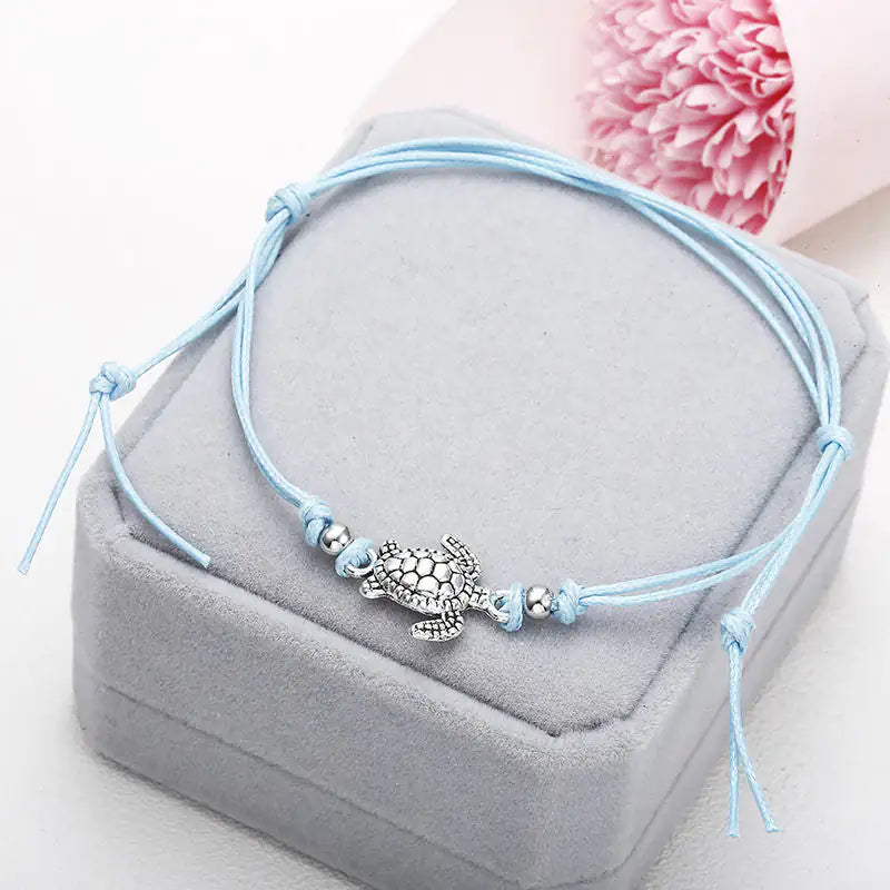 Turtle Charm Anklet-What About Noah