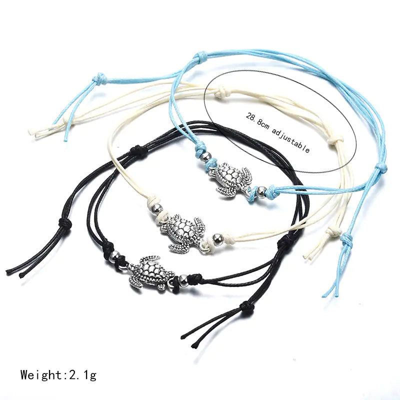 Turtle Charm Anklet-What About Noah