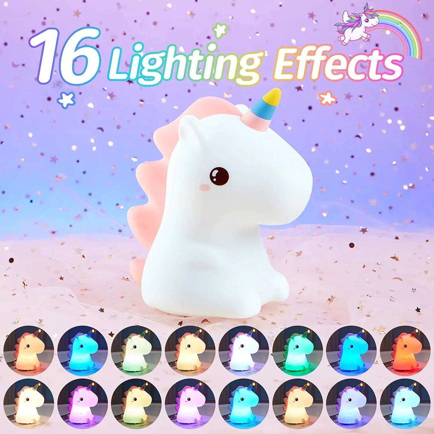 Unicorn Night Light-What About Noah