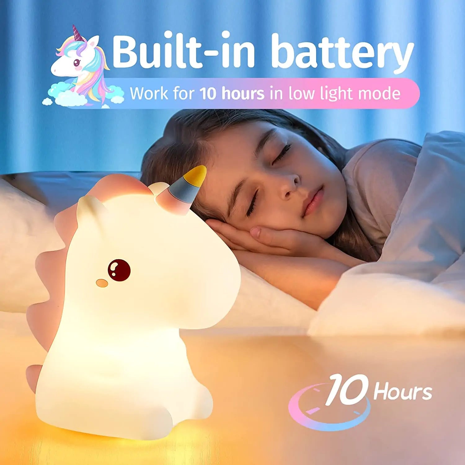 Unicorn Night Light-What About Noah