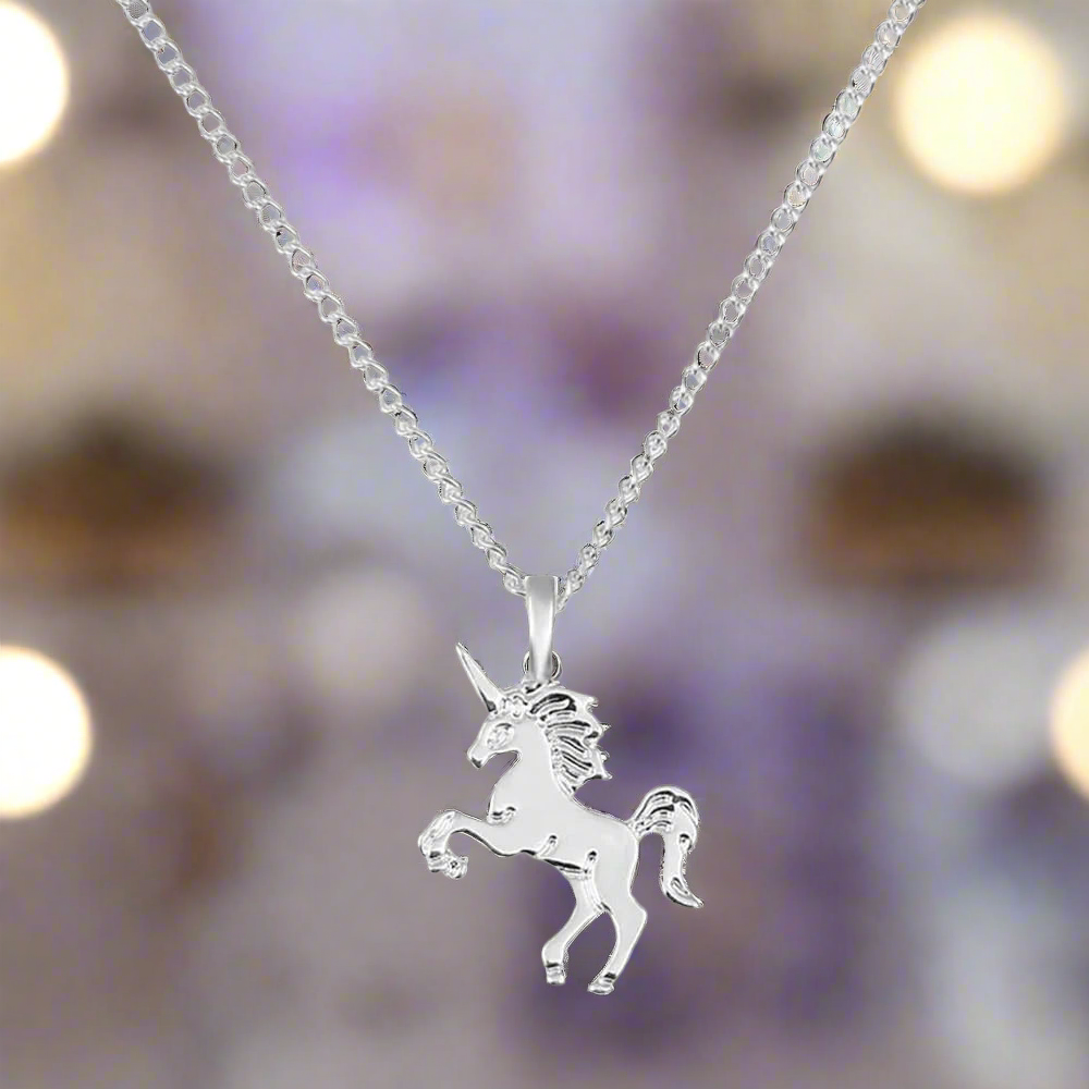 Unicorn Pendant Necklace-What About Noah