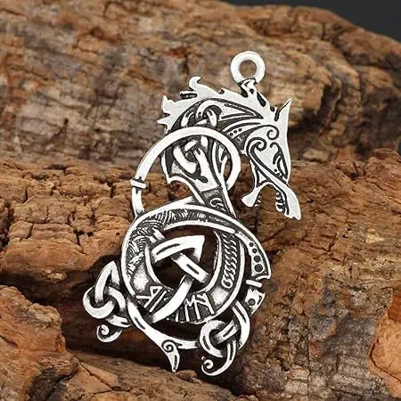 Viking Dragon Pendant Necklace-What About Noah