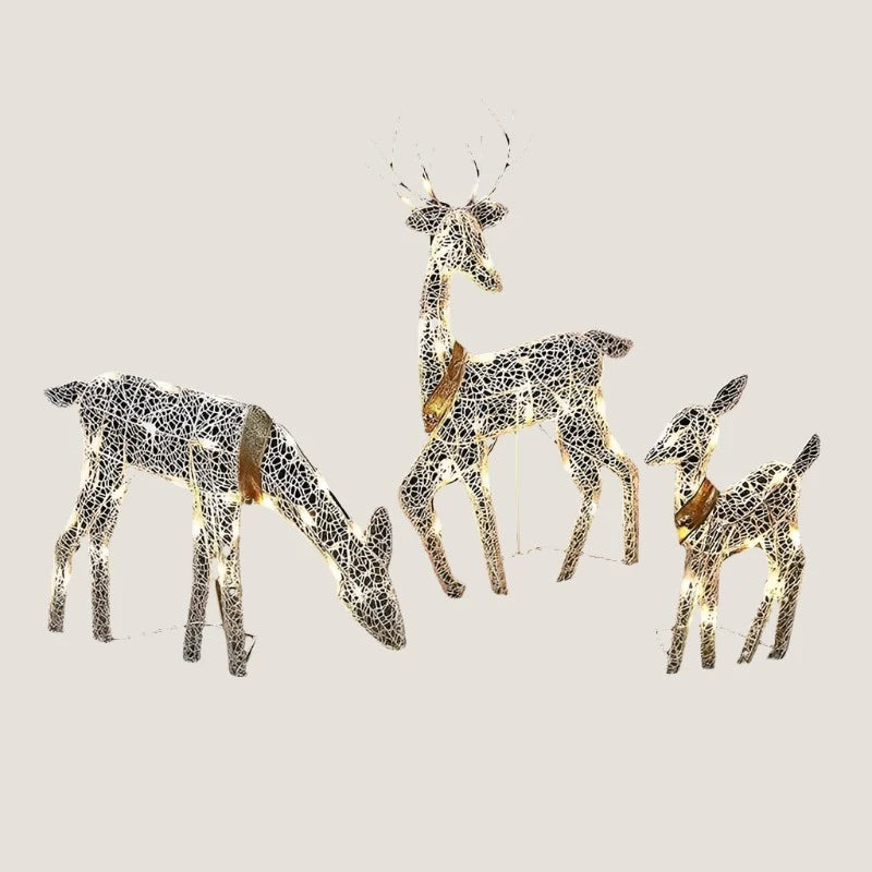 Wrought Iron Deer LED Lights-What About Noah